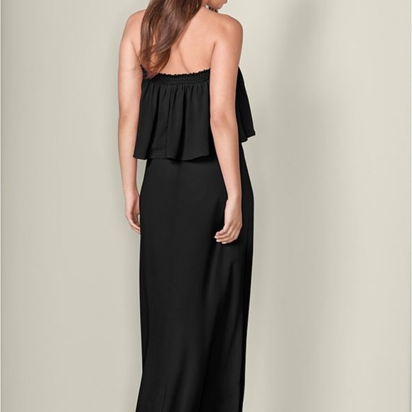 Off-Shoulder Dress (black) - Picture 3 of 6